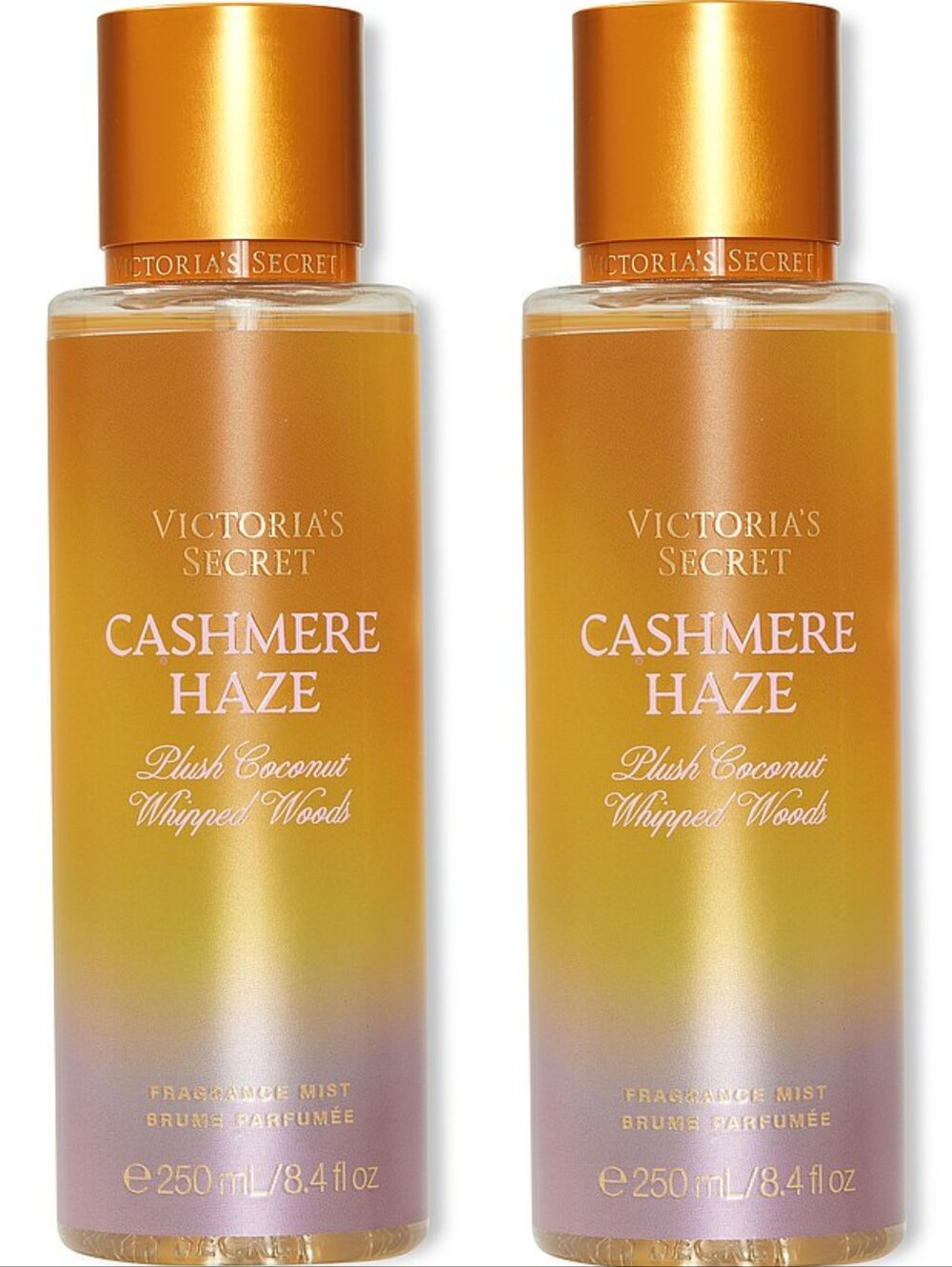Victoria's Secret Cashmere Haze Fragrance Mist Set of 2 NEW RARE